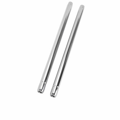 35MM Chrome Fork Tubes - 25-1/4 inch - 2 Over