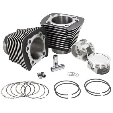 Harley Sportster 883 to 1200cc 1986 - 2003 Black Complete Big Bore Kit
