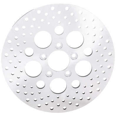 Drilled Stainless Steel Brake Rotor - 11.5 inches - Rear - Replaces Harley-Davidson OEM# 41797-00