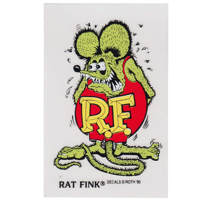 Rat Fink Standing Sticker - Green