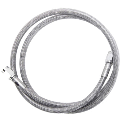 Universal Braided Stainless Brake Line - 50" - Clear Coated