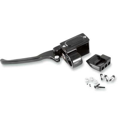 1 inch Clutch Master Cylinder Assembly with Switches - Black - 9/16 inch Bore