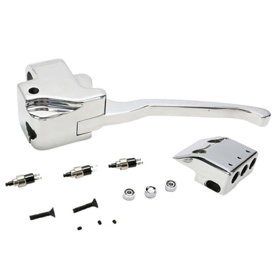 1 inch Clutch Control Lever with Switches - Polished Aluminum