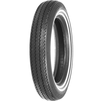 Classic 240 Double Whitewall Front/Rear Motorcycle Tire - MT90-16 74H