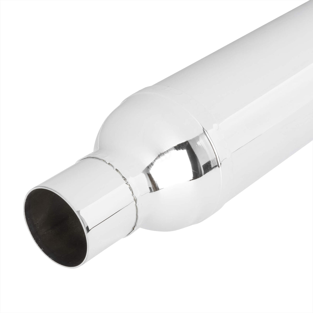 Gasbox 24 inch Cigar Muffler 1958-1972 Harley-Davidson - Chrome