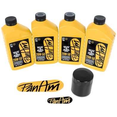 PanAm Oils Inc. Twin Cam Conventional Oil Change Kit with Black Filter