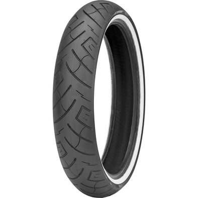 SR777 Whitewall Front Motorcycle Tire - 100/90-19