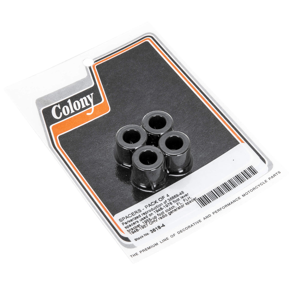 Colony Machine #3618-4 Reproduction Spacers Harley-Davidson OEM