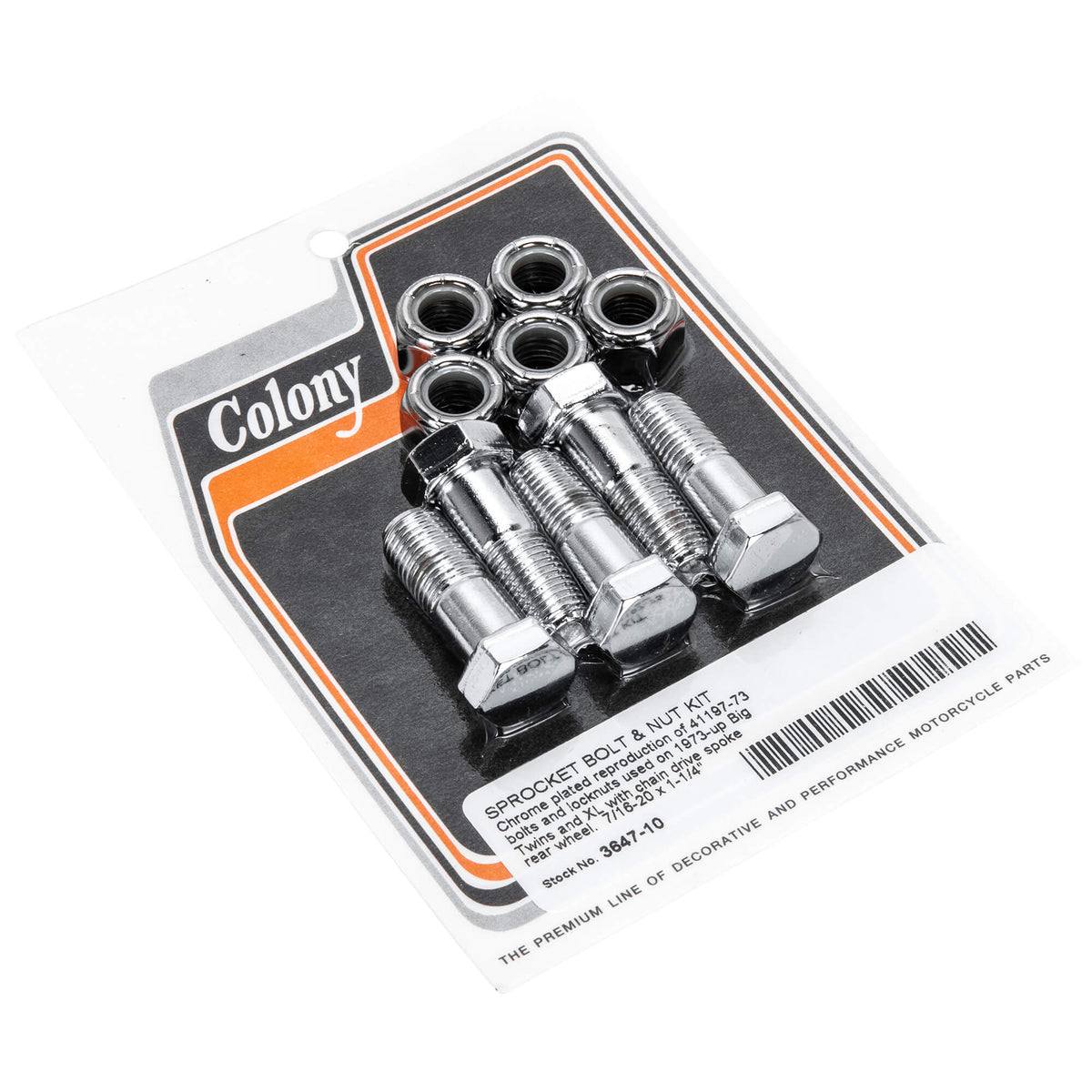 Chrome rear pulley bolts Dyna, Softail and FLT models 521162 Chrome rear pulley bolts Dyna, Softail and FLT models 521162