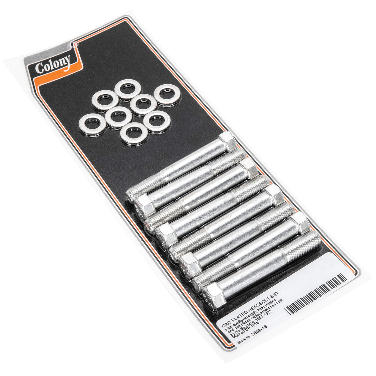 Colony Machine #3648-16 Headbolt Set 1957-1972 Harley-Davidson