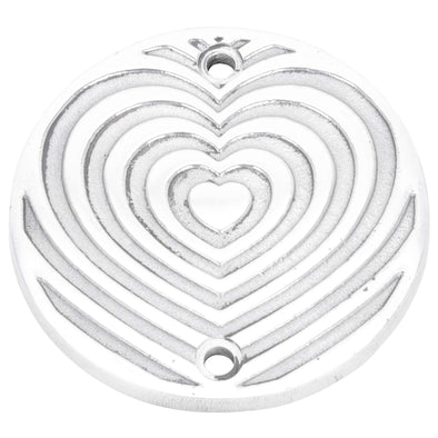 Heart Cast Aluminum Points Cover - Veritcal