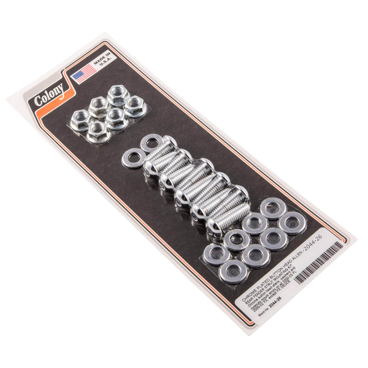Colony Machine #2044-26 Fender Strut Mounting Button Allen Kit