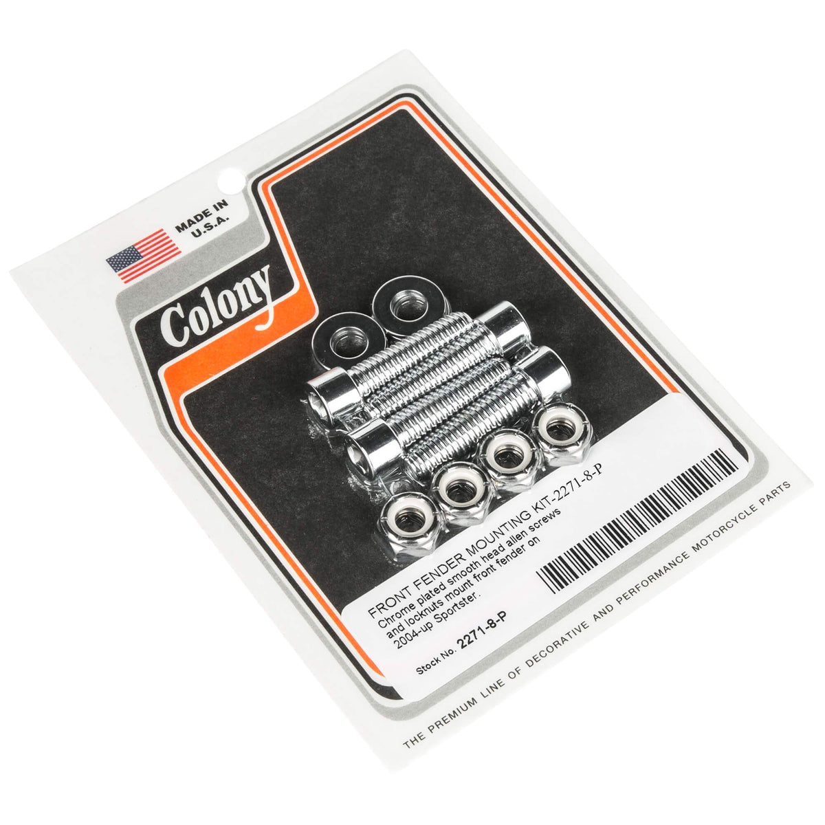 Colony Machine #2271-8-P Front Fender Smooth Allen Mounting Kit