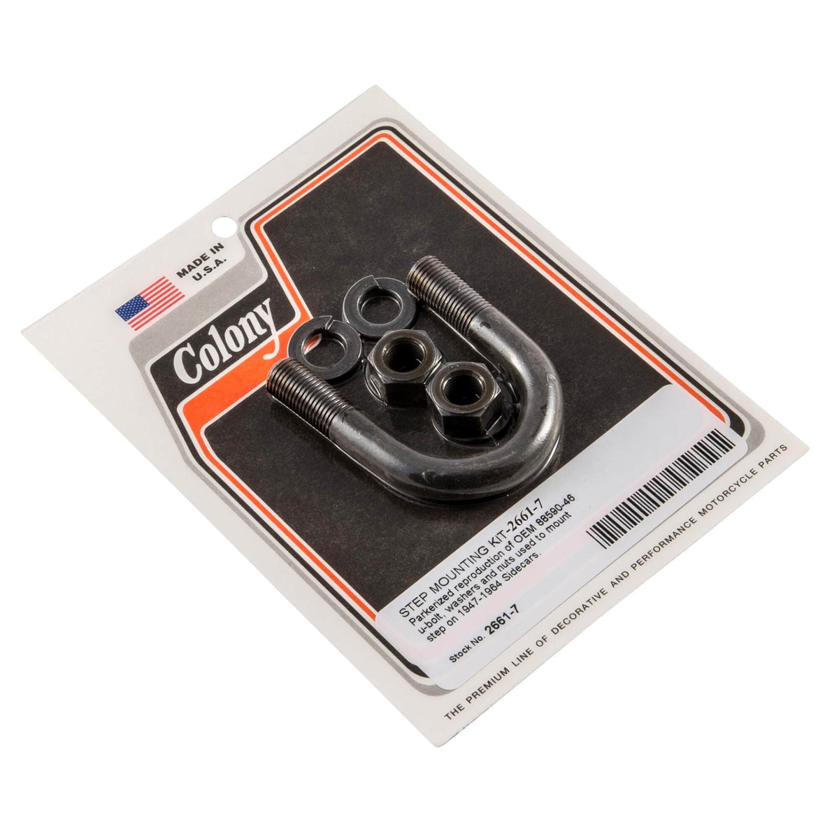 Colony Machine #2661-7 Step Mounting Kit 1947-1965 Harley-Davidson