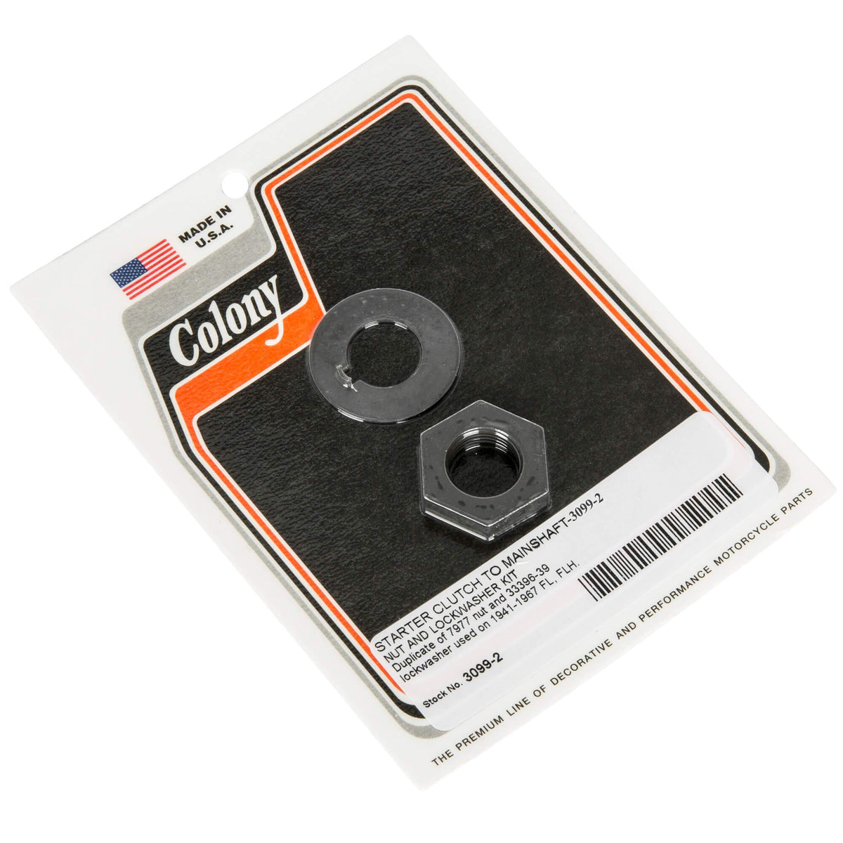 Colony Machine #3099-2 Starter Clutch to Mainshaft Nut
