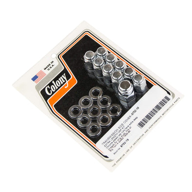 #8752-19 Transmission Side Cover 1936-1984 Harley-Davidson Big Twin - Chrome Plated