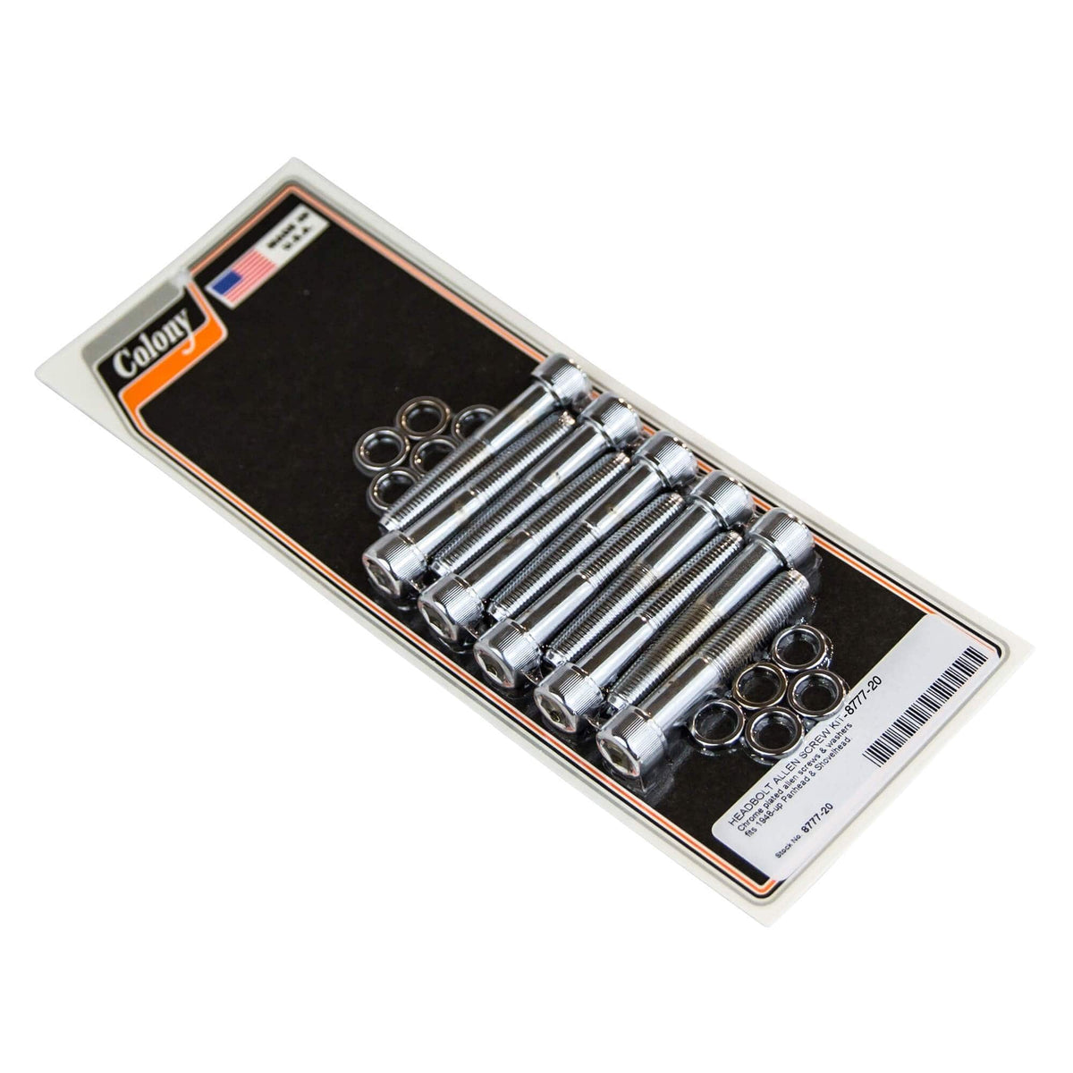 Colony Machine #8777-20 Head Bolt Allen Screw Kit 1948-Up