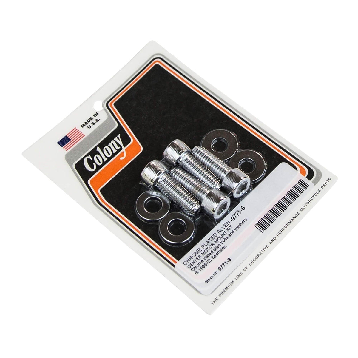 Colony Machine #9771-8 Center Motor Mount Allen Screw Kit 1986