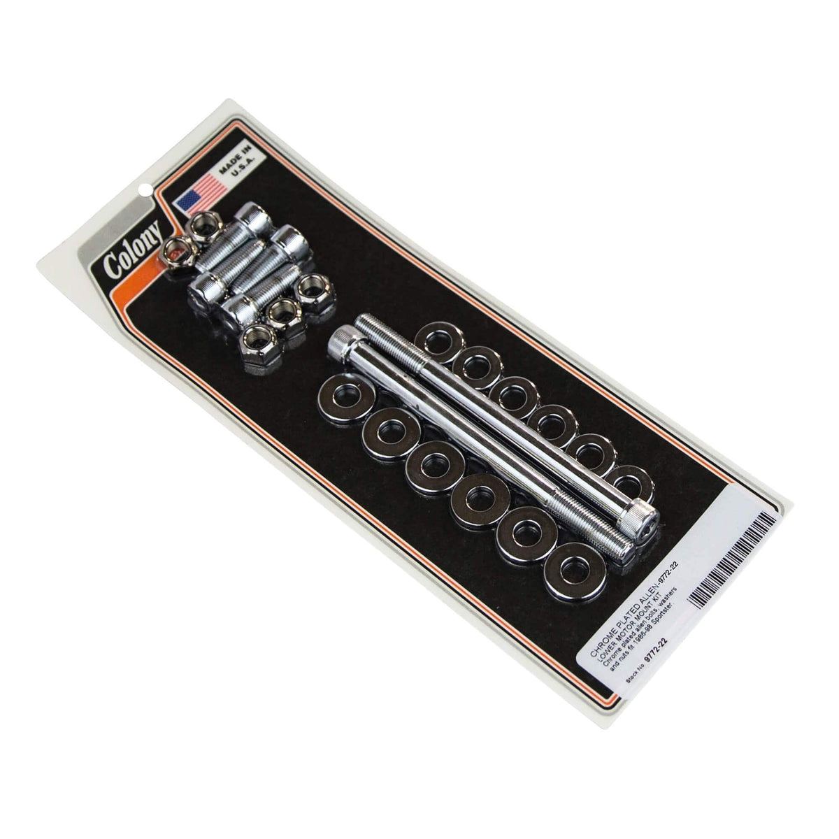 Colony Machine #9772-22 Lower Motor Mount Allen Screw Kit 1986