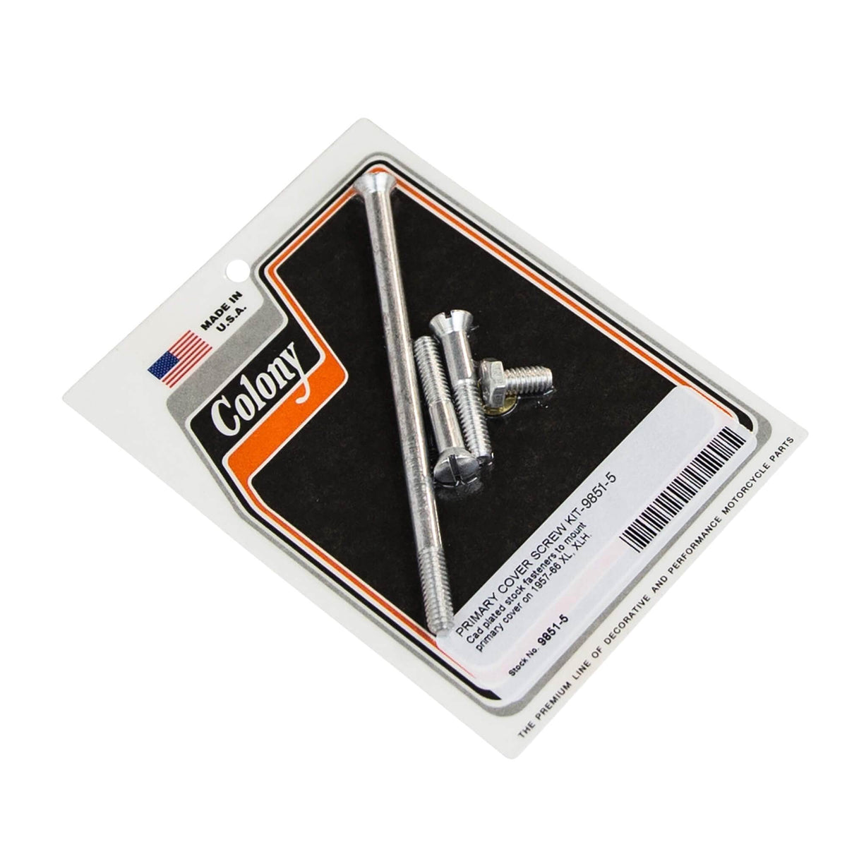 週刊ハーレーダビットソン　パーツ付きマガジン Colony Machine #9851-5 Primary Cover Screw Kit 1957-1966 Harley