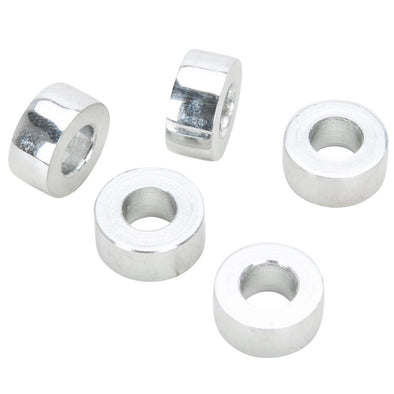 #SPC-002 1/4 ID x 1/4 length Chrome Steel Universal Spacer 5 pack