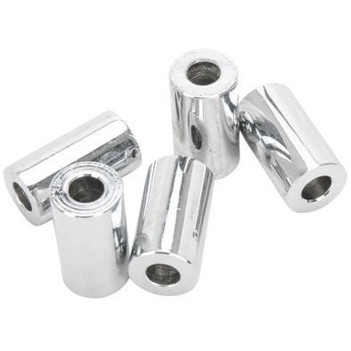 #SPC-006 1/4 ID x 1 length Chrome Steel Universal Spacer 5 pack