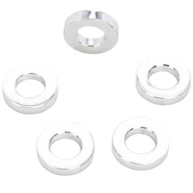 #SPC-011 5/16 ID x 1/8 length Chrome Steel Universal Spacer 5 pack