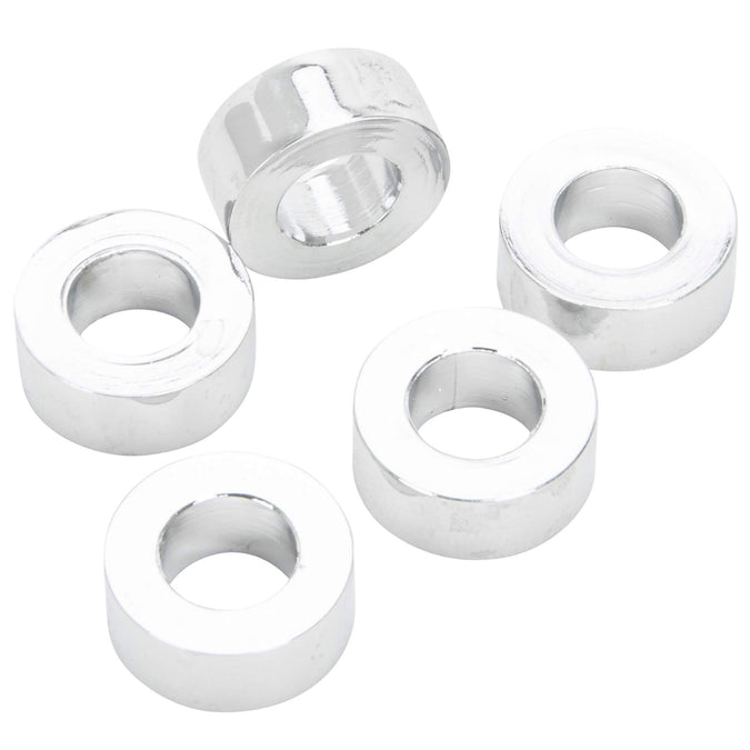 #SPC-012 5/16 ID x 1/4 Length Chrome Plated Steel Universal Spacer - 5 Pack
