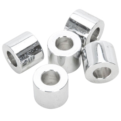 #SPC-014 5/16 ID x 1/2 length Chrome Steel Universal Spacer 5 pack