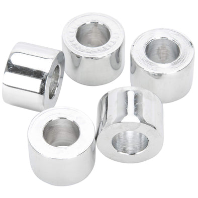 #SPC-024 3/8 ID x 1/2 length Chrome Steel Universal Spacer 5 pack