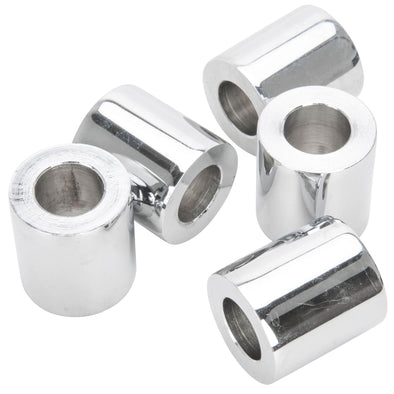 #SPC-032 1/2 ID x 1 length Chrome Steel Universal Spacer 5 pack