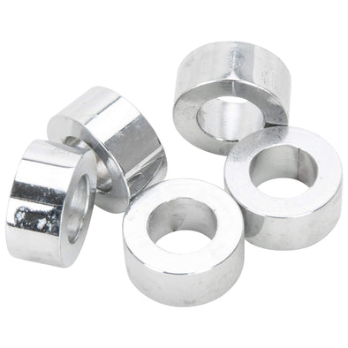 #SPC-035 7/16 ID x 3/8 length Chrome Steel Universal Spacer 5 pack