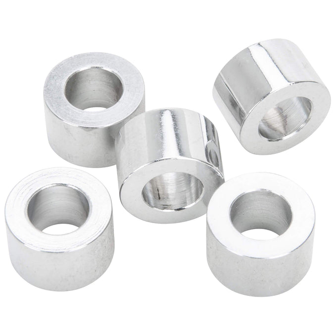#SPC-036 7/16 ID x 1/2 Length Chrome Plated Steel Universal Spacer - 5 Pack