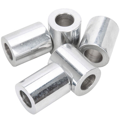 #SPC-038 7/16 ID x 1 length Chrome Steel Universal Spacer 5 pack