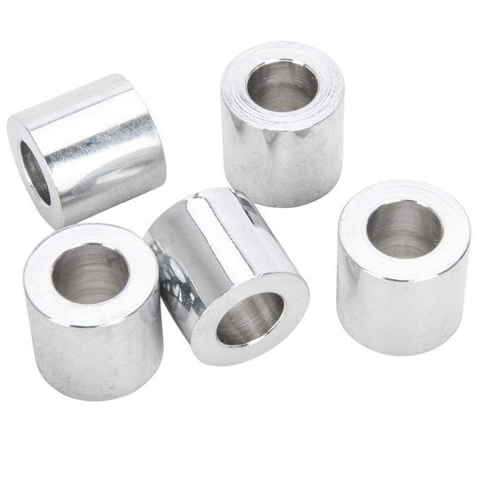 #SPC-040 7/16 ID x 7/8 Length Chrome Plated Steel Universal Spacer - 5 Pack