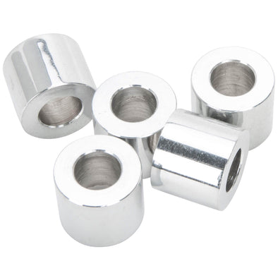 #SPC-042 3/8 ID x 5/8 length Chrome Steel Universal Spacer 5 pack