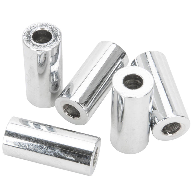 #SPC-048 1/4 ID x 1-1/4 Length Chrome Plated Steel Universal Spacer - 5 Pack