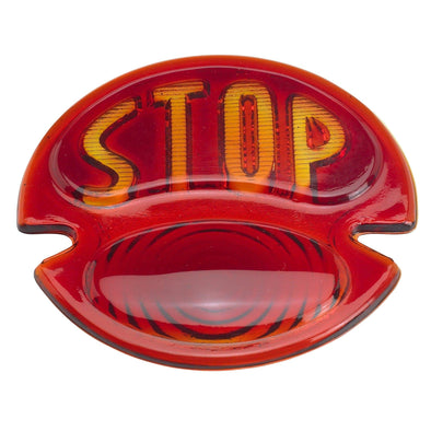1928 - 1932 Ford Duolamp Tail Light Replacement Glass Lens - STOP