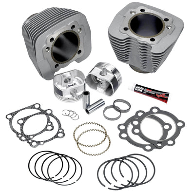 Harley Sportster 883 to 1200cc 1986 - 2019 Silver S&S Cycle Big Bore Kit 910-0688