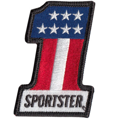 #1 Sportster Motorcycle Patch