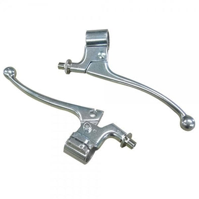 Alloy Brake and Clutch Levers Control Set for 7/8 inch Bars