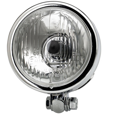 3-1/2 inch diameter Chrome Bottom Mount Headlight