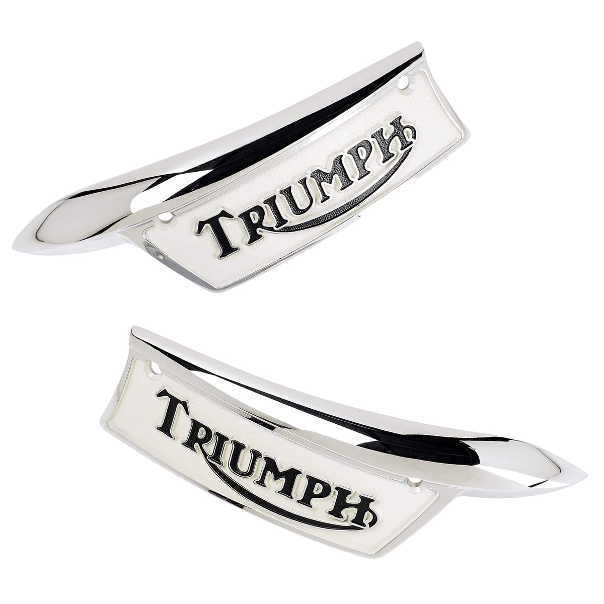 TRIUMPH 旧エンブレムとグリップセット TRIUMPH 旧エンブレムと