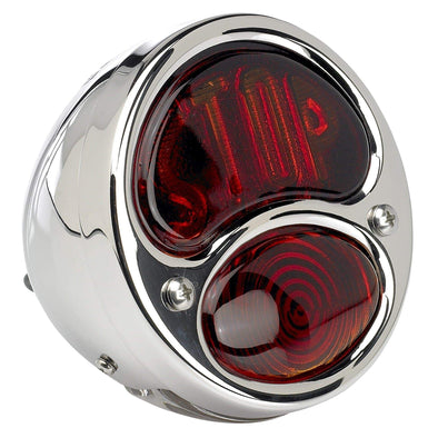 1928 - 1932 Ford Duolamp -Stop Lens- Model A stainless steel Tail Light for your bobber or chopper