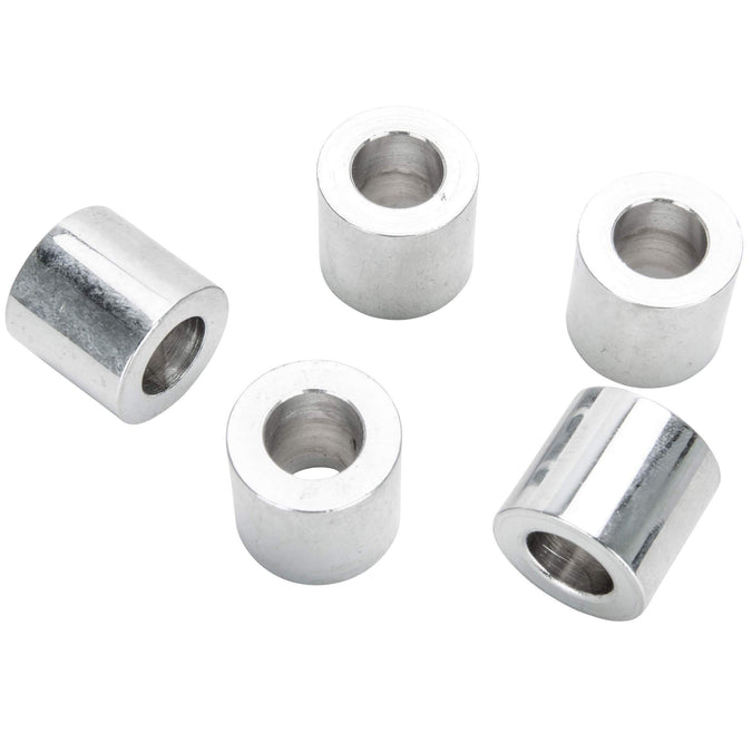 #SPC-037 7/16 ID x 3/4 length Chrome Steel Universal Spacer 5 pack