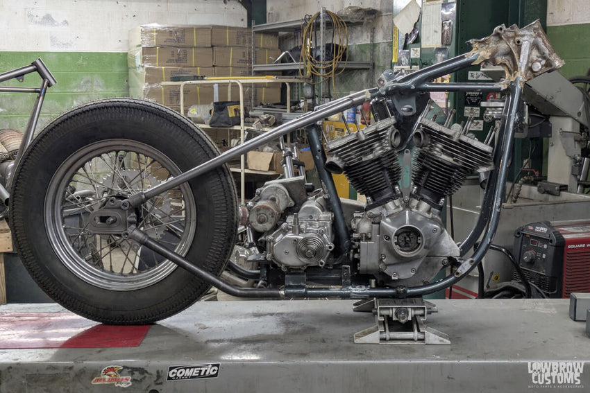 How To Install Lowbrow Customs Hardtail On 1958-1984 Harley-Davidson Panheads & Shovelheads