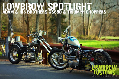 Lowbrow Spotlight: Adam and His Brother's XS650 & Triumph Choppers