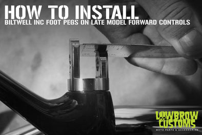 How to Install Biltwell Inc. Foot Pegs on Late Model forward controls