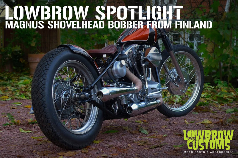 Custom Shovelhead Bobber from Finland
