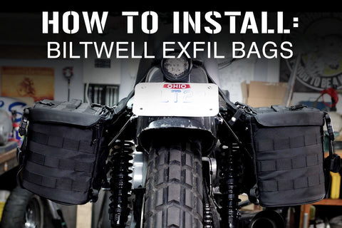 Video: How To Install Biltwell's Exfil Motorcycle Utility Bags On Harley-Davidsons